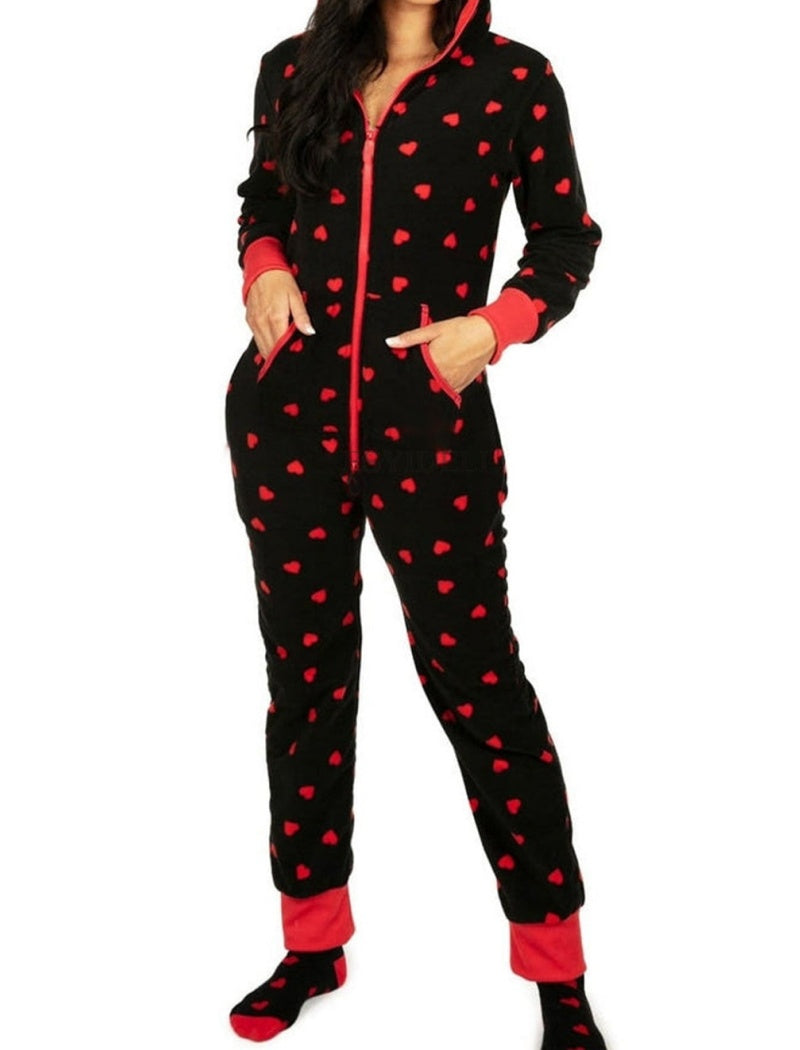 Valentine Heart Print Onesie