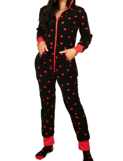Valentine Heart Print Onesie
