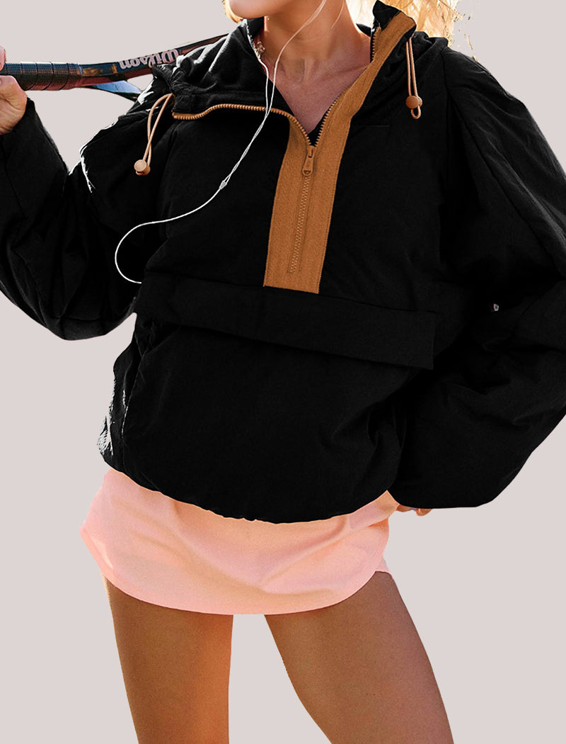 Quarter-Zip Windbreaker Pullover