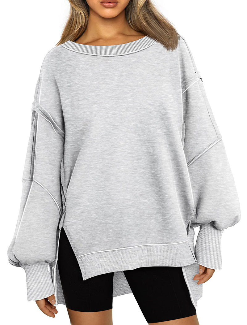 Oversized Longline Pullover
