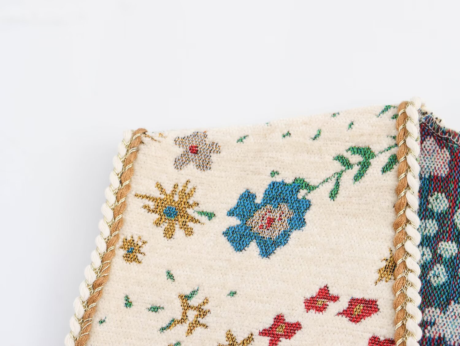 Cropped Floral Tie-Front Vest