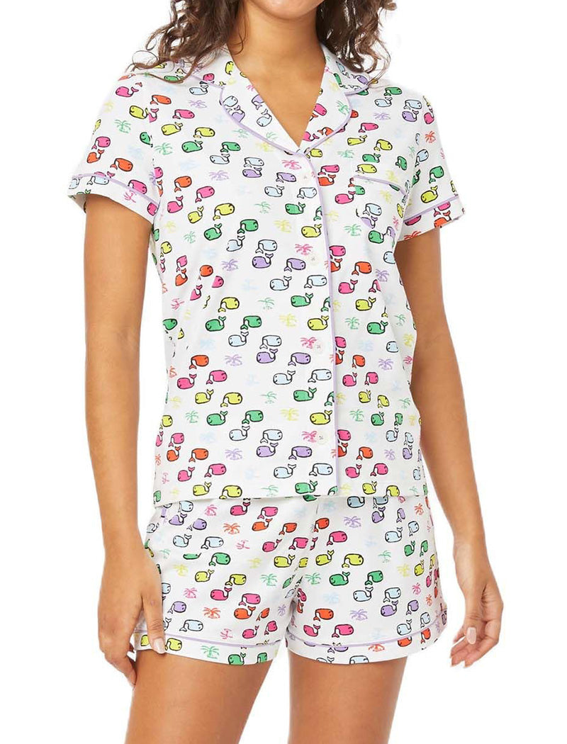 Colorful Bottle Print Pajama Set
