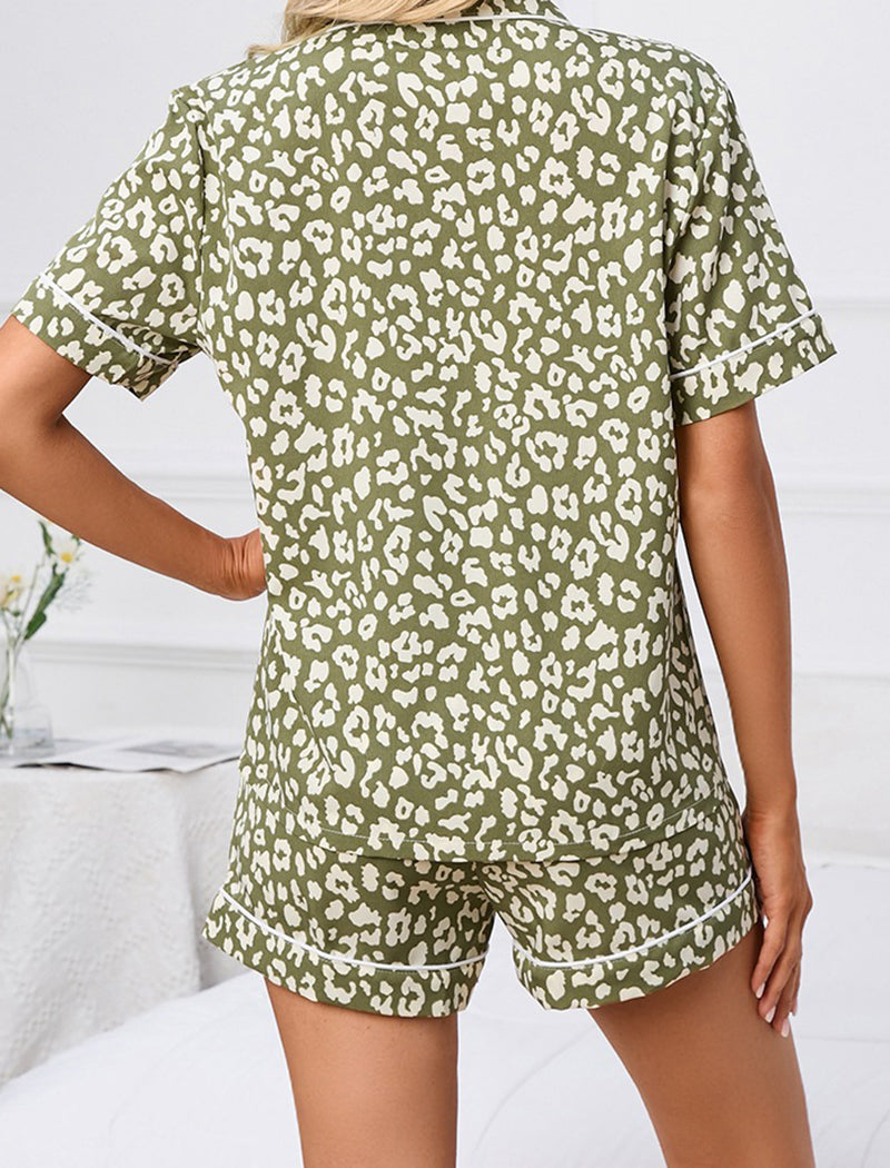 Printed Pajama Loungewear Set