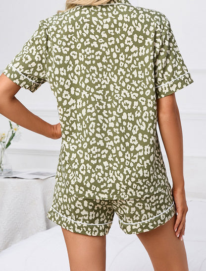 Printed Pajama Loungewear Set