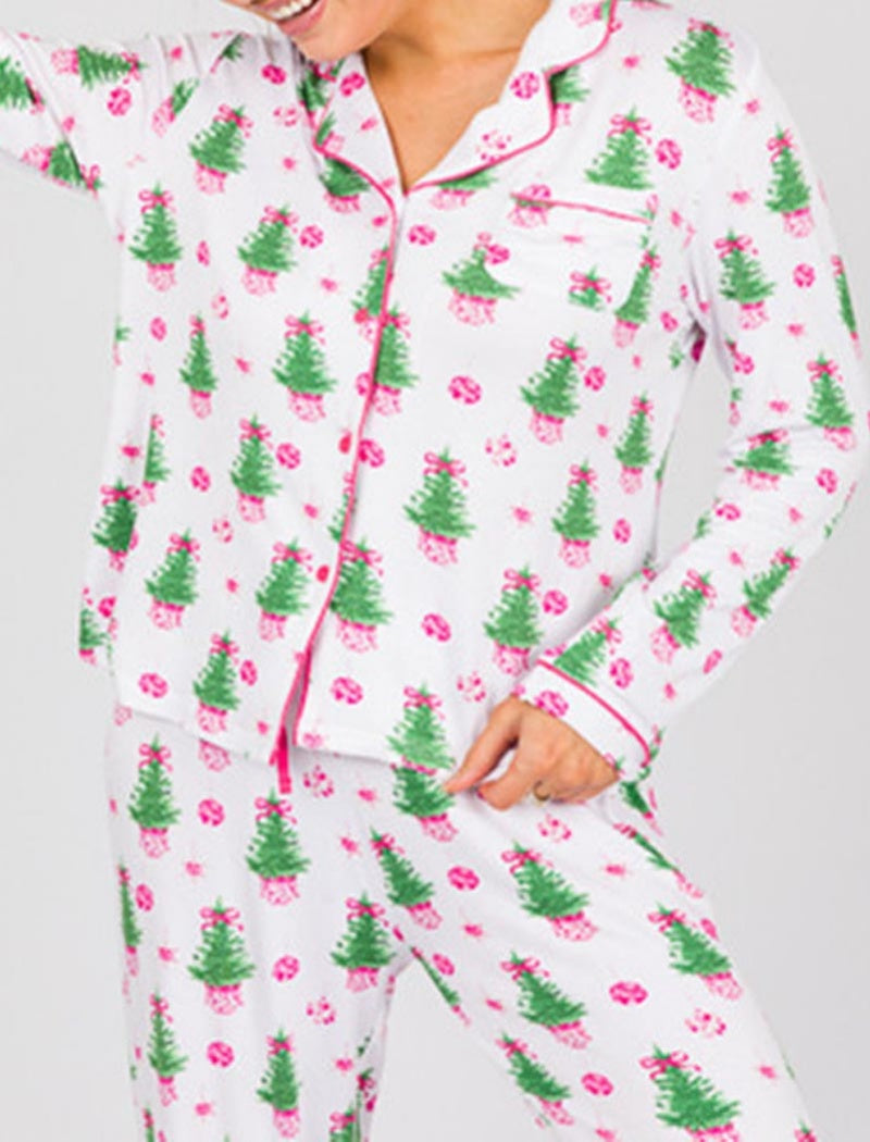 Christmas Print Pajama Set