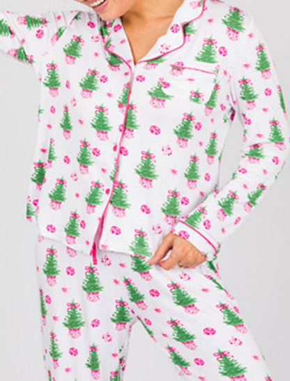 Christmas Print Pajama Set