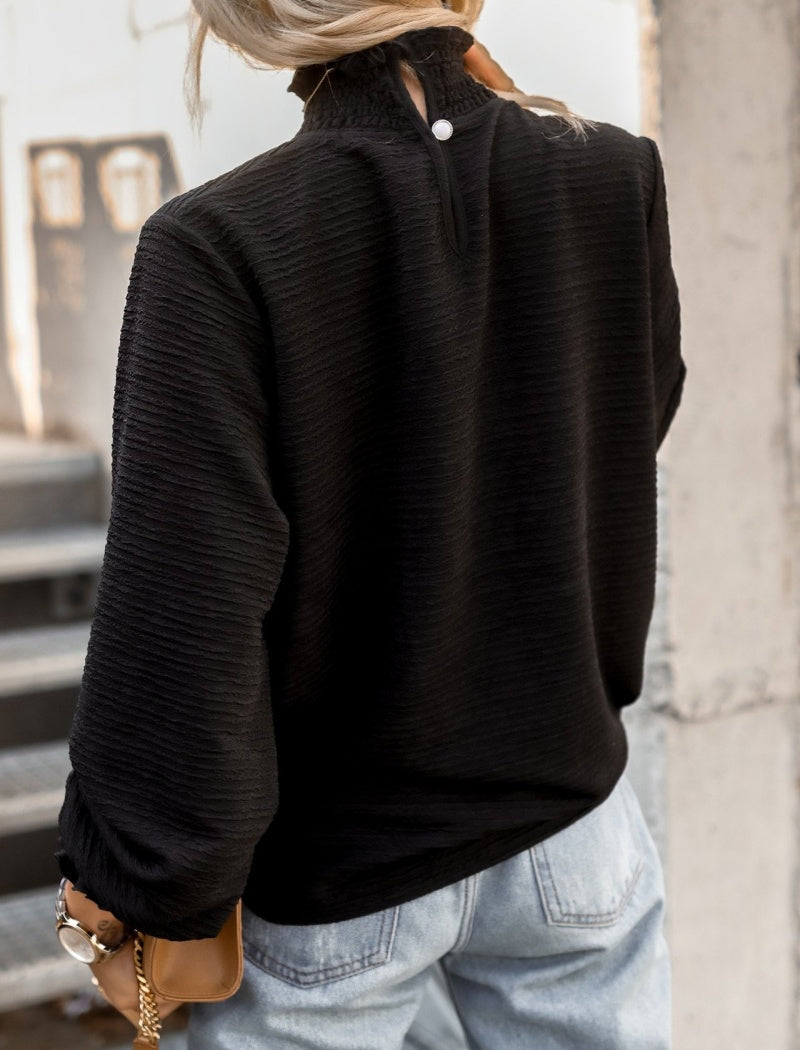 Loose-Fit Solid Color Shirt