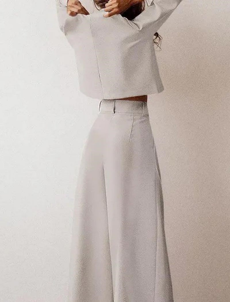 Relaxed Two-Piece Long Sleeve Set