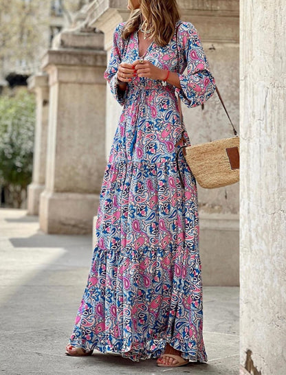 Floral Print Maxi Dress