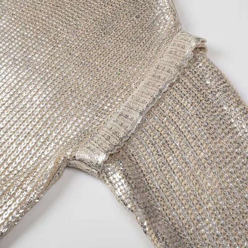 Sequin Knit Sweater