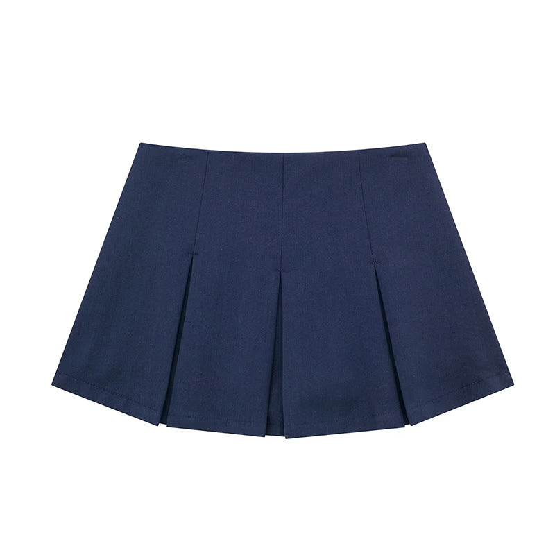 Pleated Mini Skort