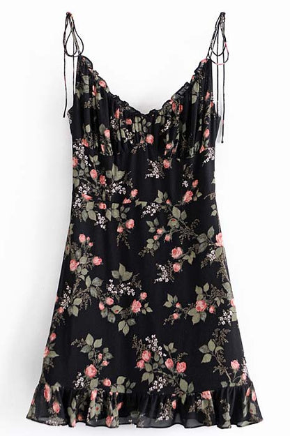 Floral Print Cami Mini Dress