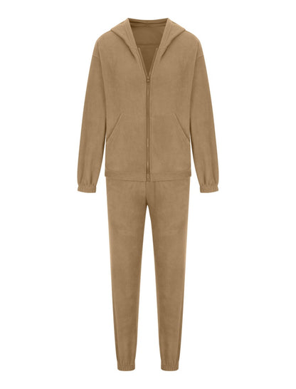 Cozy Zip-Up Hoodie and Jogger Set