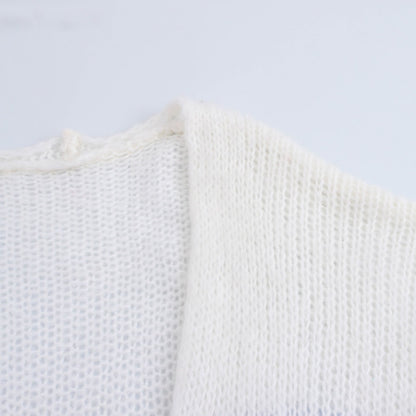 Multicolor Striped Chunky Cardigan