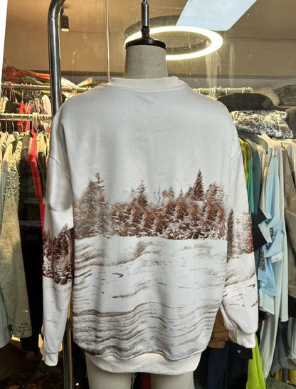 Scenic Winter Graphic Top