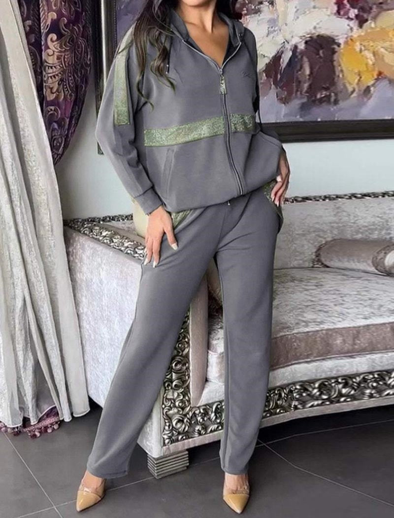 Long Sleeve Two-Piece Lounge Set