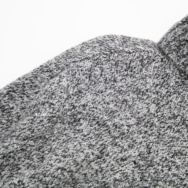 Ribbed Long Sleeve Turtleneck Sweater