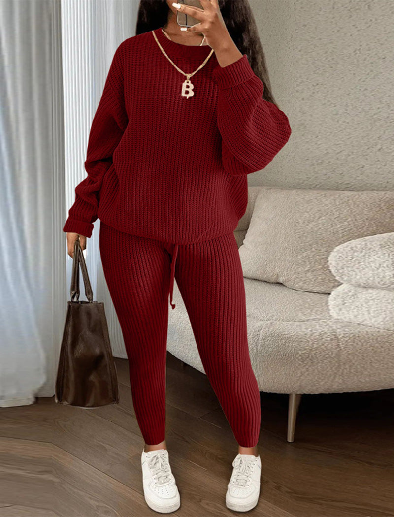 Ribbed Lounge Two-Piece Set