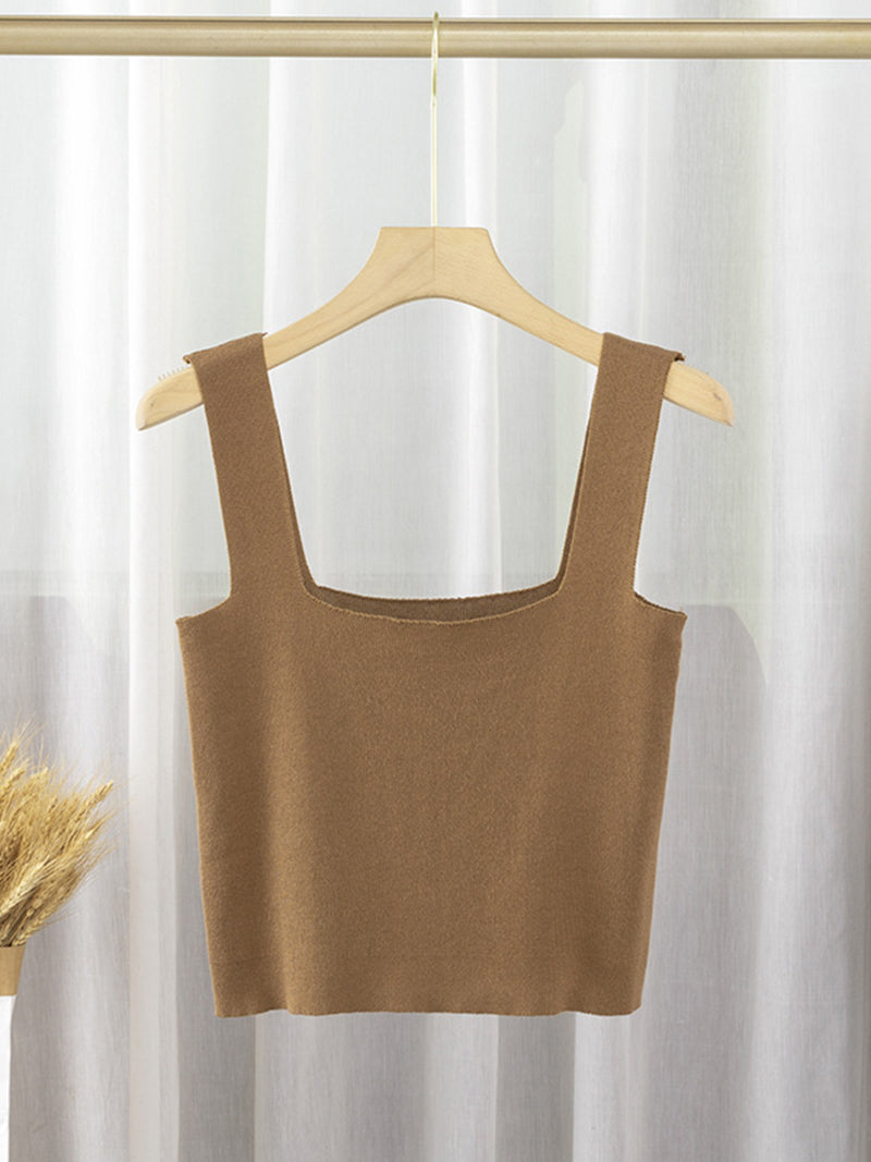 Square Neck Crop Top