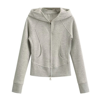 Zip-Up Slim Fit Fleece Jacket