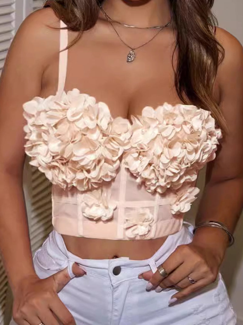 Floral Bustier Top