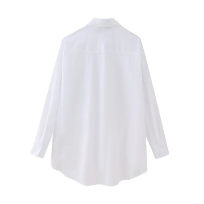 Studded Pocket Button-Up Shirt