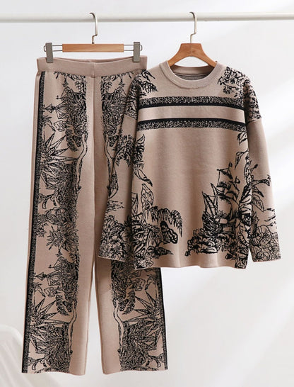 Botanical Print Lounge Set