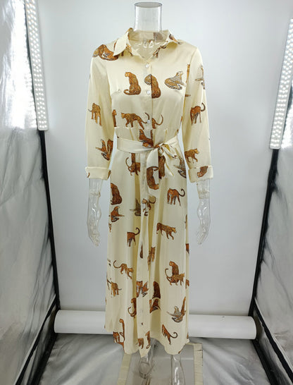 Animal Print Maxi Dress