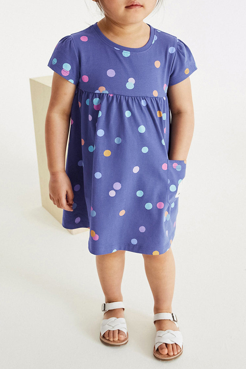 Polka Dot Pocket Dress (Kids)