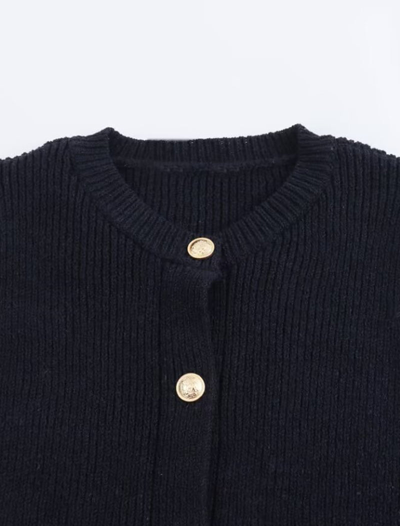 Double-Pocket Knit Vest