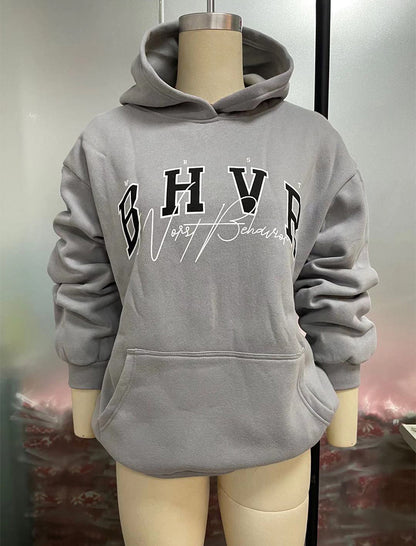 Oversized Graphic Hoodie