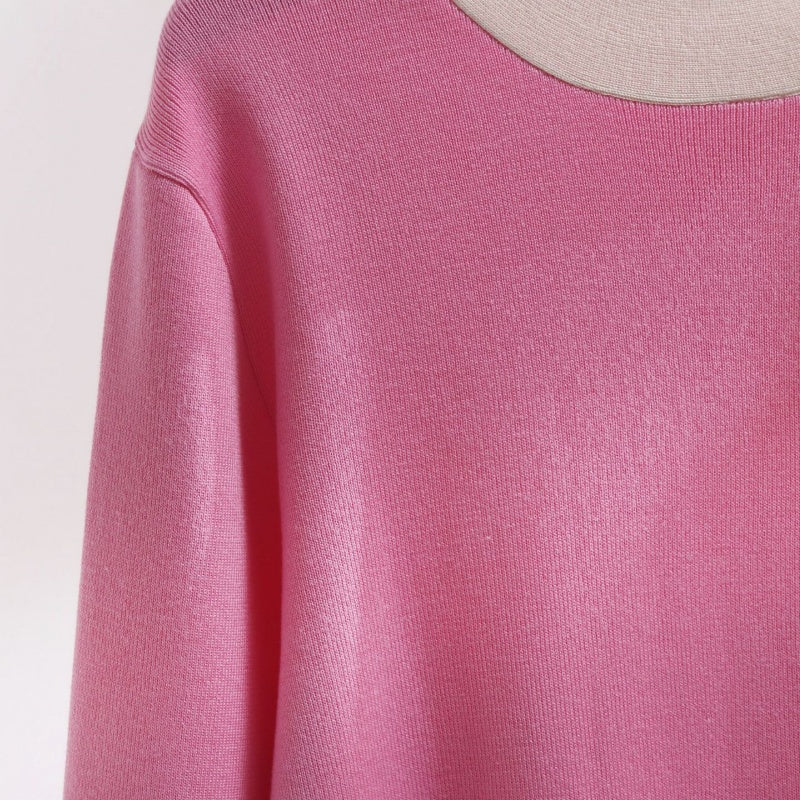 Loose Knit Sweater and Wide-Leg Pants