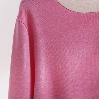 Loose Knit Sweater and Wide-Leg Pants