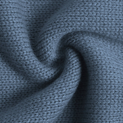 Nordic Pattern Crew Neck Knit Sweater