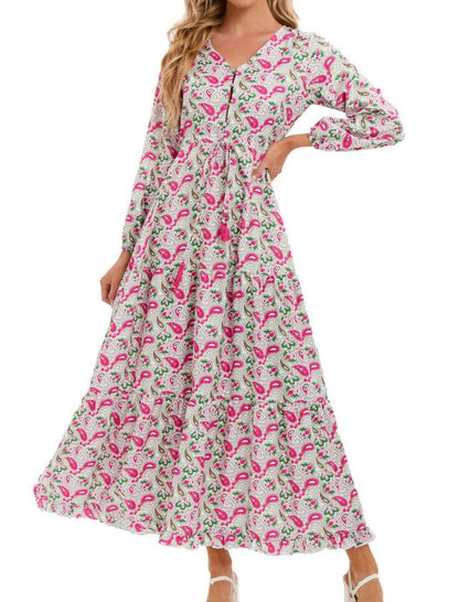 Floral Print Maxi Dress