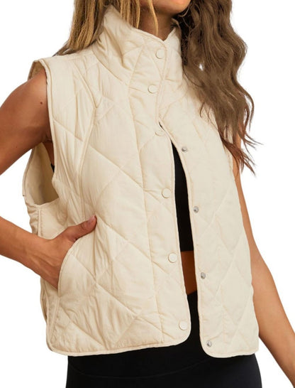 Quilted Sleeveless Vest