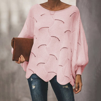 Loose Knit Batwing Sweater