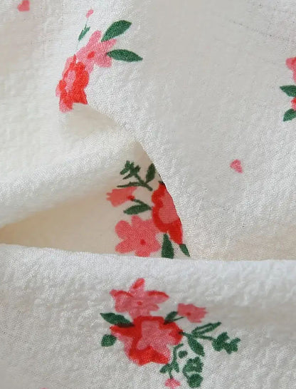 Floral Print Casual Lounge Set