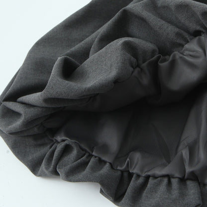Velvet Bow-Detail Bubble Mini Skirt