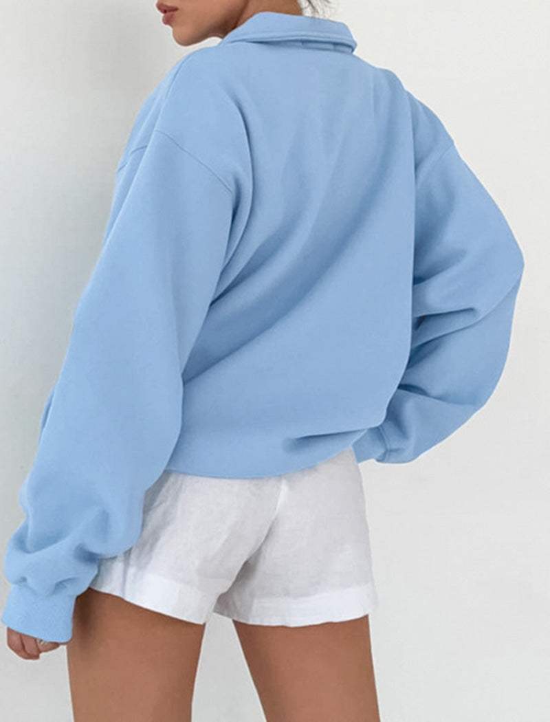 Collared Pullover Top