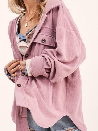 Oversized Button-Up Coat