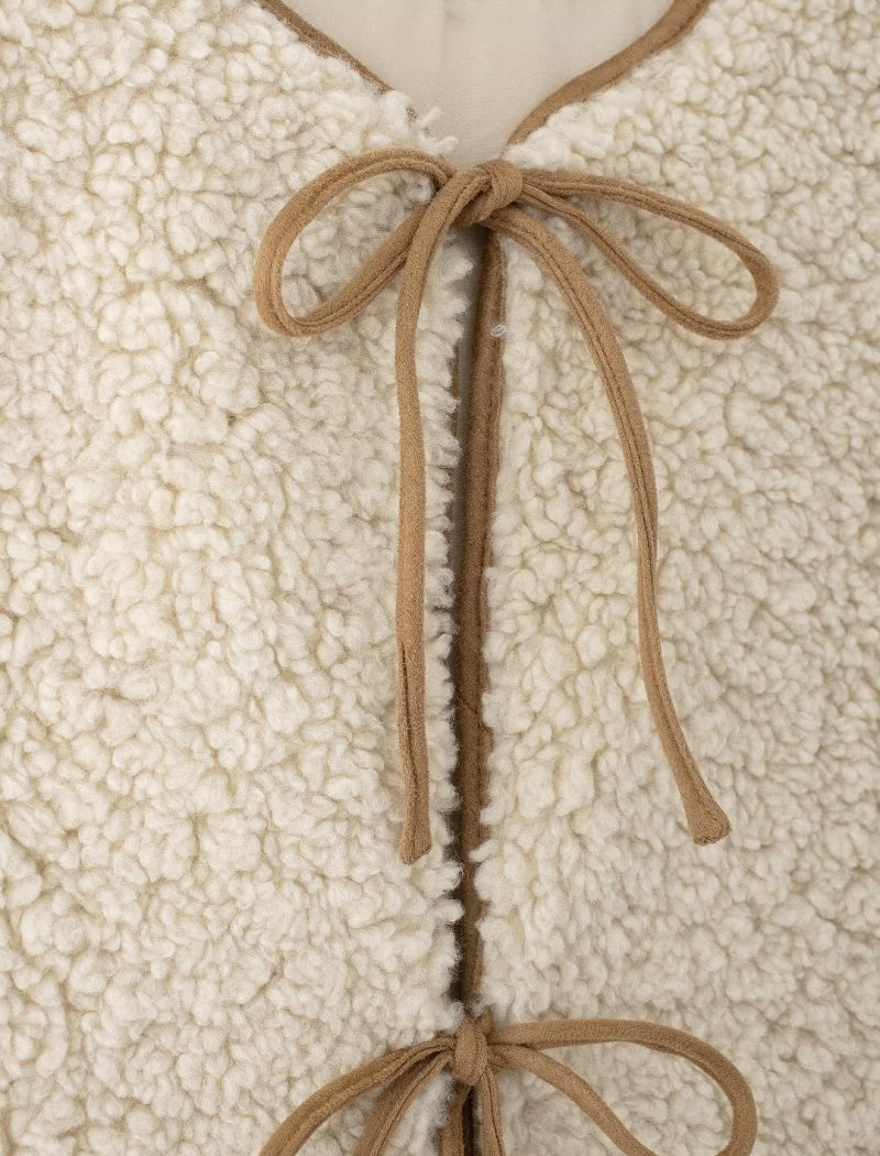 Fleece Sleeveless Crewneck Vest