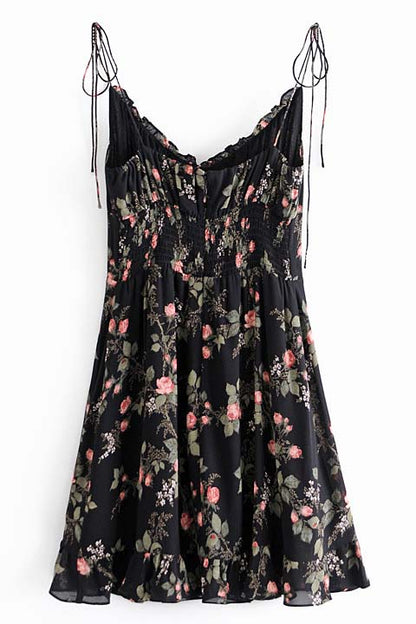 Floral Print Cami Mini Dress