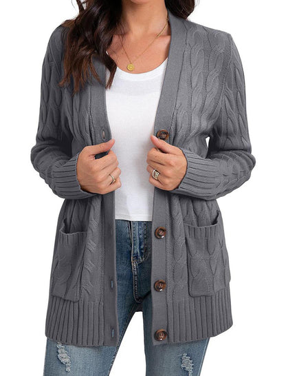 Knit Pockets Cardigan