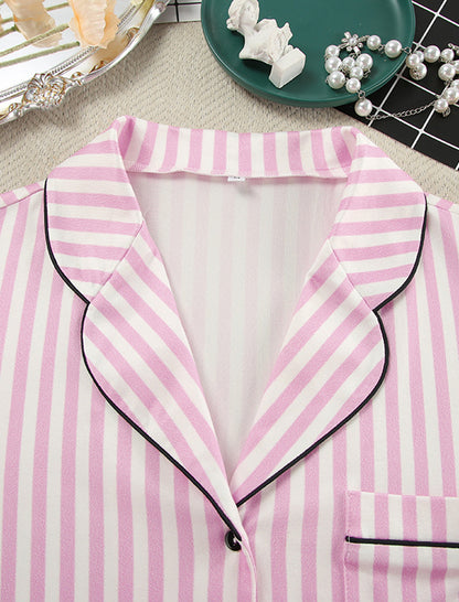 Striped Pajama Two-Piece Set