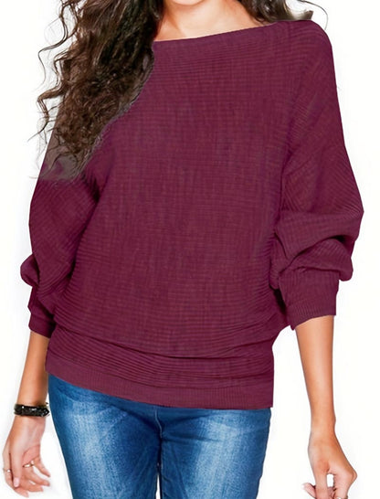 Oversized Dolman Sleeve Pullover