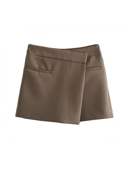 Asymmetrical A-Line Mini Skirts