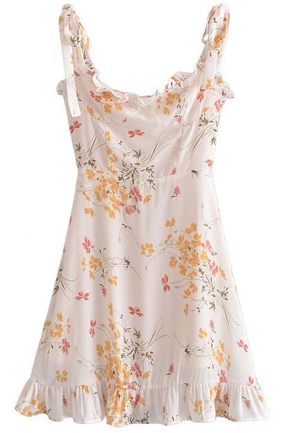 Floral Print Mini Dress