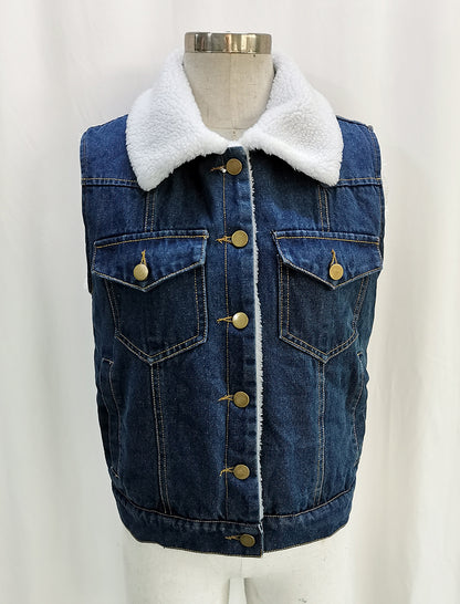 Denim Vest Tank Top