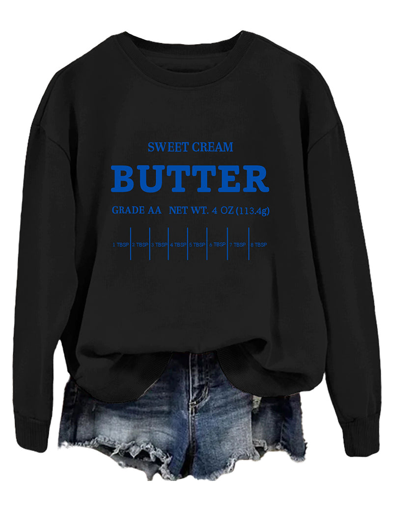 Butter Print Graphic Top